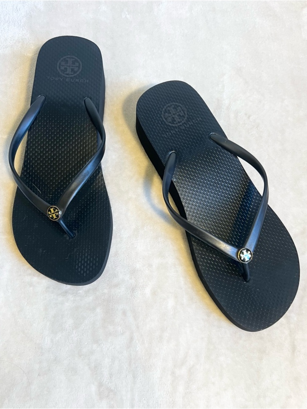 NWOB Black Tory Burch Flip Flops